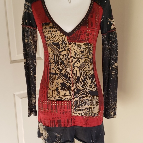 Libertalia tunic length top - Picture 1 of 4